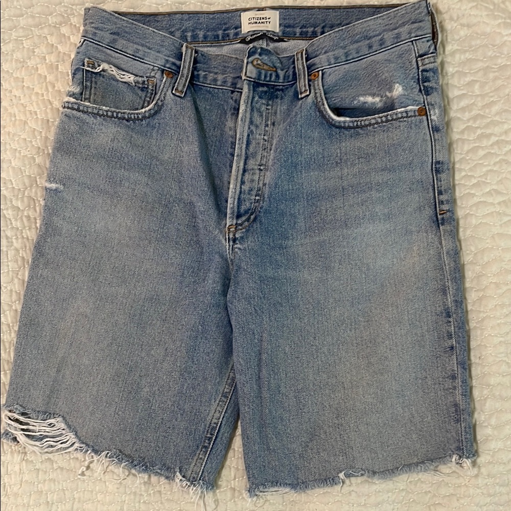 Citizens of Humanity Long Denim Shorts womens size 26